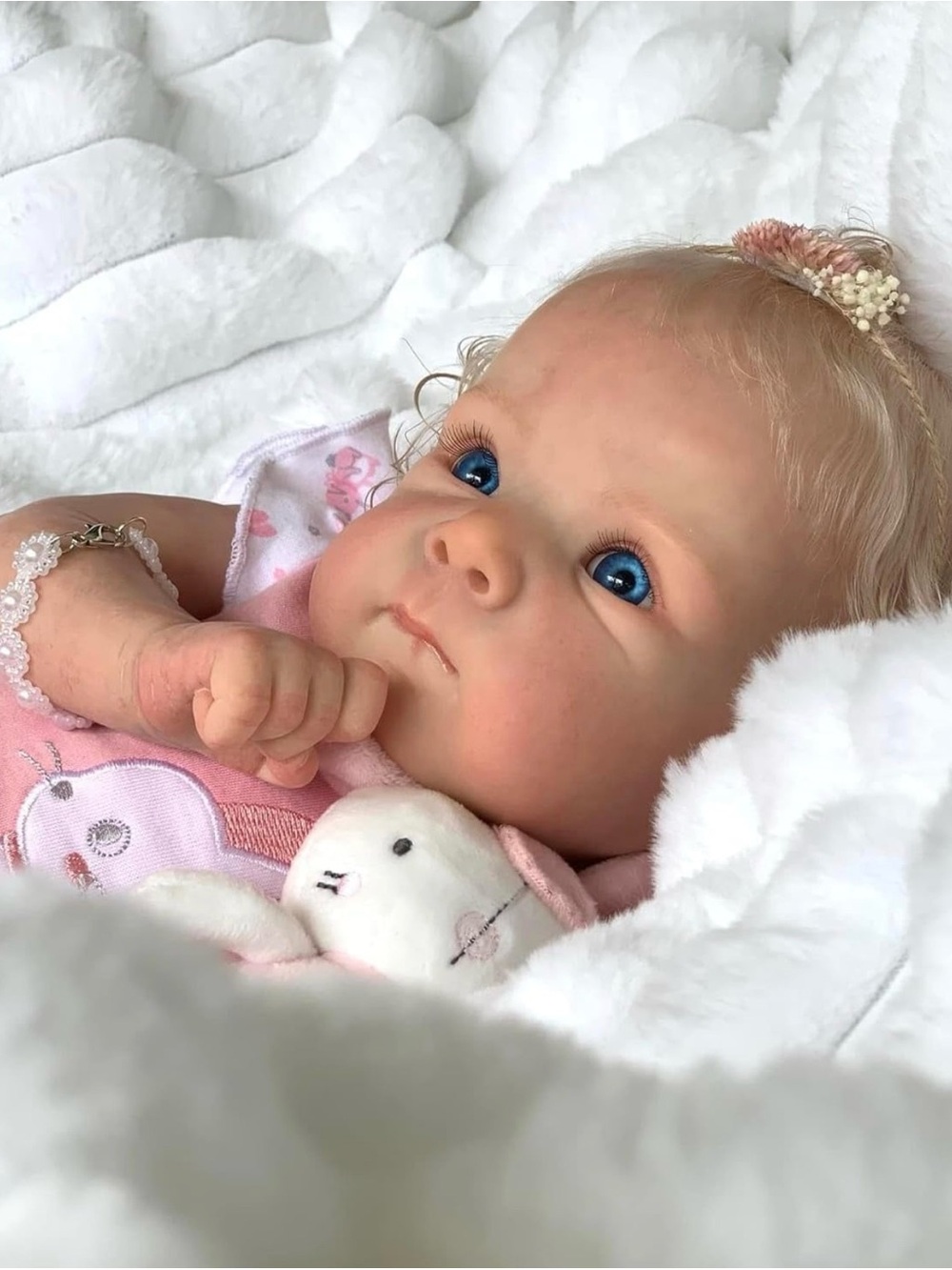 Realistic Reborn Baby Dolls Silicone Full Body Girl 18 Inch Lifelike - Picture 2 of 8
